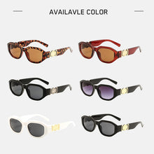 Load image into Gallery viewer, Fashion  luxury sunglasses women Personalized Metal Avatar Decorative Men Sunglasses Small Frame Women Sun glasses UV400