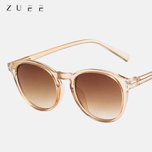 Load image into Gallery viewer, ZUEE Round Sunglasses European and American Style Retro Sunglasses Street SSunglasses Unisex Women/Men Glasses