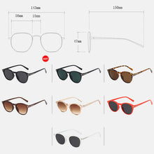 Load image into Gallery viewer, ZUEE  Round Sunglasses European and American Style Retro Sunglasses  Street S Sunglasses Unisex Women/Men Glasses