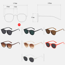 Load image into Gallery viewer, ZUEE Round Sunglasses European and American Style Retro Sunglasses Street SSunglasses Unisex Women/Men Glasses