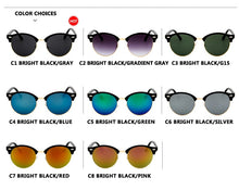 Carica l&#39;immagine nel visualizzatore di Gallery, ZXRCYYL Classic Semi Rimless Sunglasses  Men Women Brand Designer Driving sport  Metal Frame Sun glasses