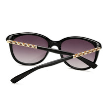 Load image into Gallery viewer, ZXRCYYL High Quality Sunglasses Women Luxury Brand Designer  Metal fittings Round Big Frame Gradient Sun glasses