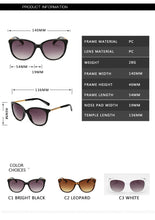 Load image into Gallery viewer, ZXRCYYL High Quality Sunglasses Women Luxury Brand Designer  Metal fittings Round Big Frame Gradient Sun glasses