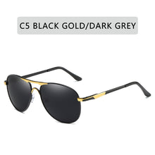 Load image into Gallery viewer, Luxury Brand  Polarized Sunglasses Men Women Gradient Lens Alloy metal frame Round Sun glasses Pilot Driving