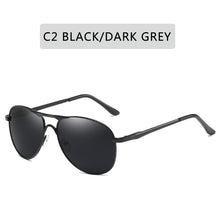 Load image into Gallery viewer, Luxury Brand  Polarized Sunglasses Men Women Gradient Lens Alloy metal frame Round Sun glasses Pilot Driving