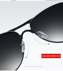 Luxury Brand  Polarized Sunglasses Men Women Gradient Lens Alloy metal frame Round Sun glasses Pilot Driving