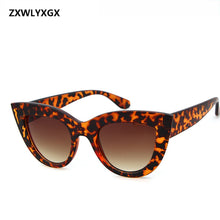Load image into Gallery viewer, ZXWLYXGX 2023 Sunglasses Retro Cat Eye Sunglasses Lady Brand Designer Vintage Black Sunglasses Women Women UV400