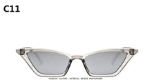 Load image into Gallery viewer, ZXWLYXGX 2023 cat eye sunglasses women brand design retro colorful transparent colorful cateye sun glasses men UV400