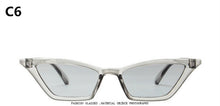 Load image into Gallery viewer, ZXWLYXGX 2023 cat eye sunglasses women brand design retro colorful transparent colorful cateye sun glasses men UV400