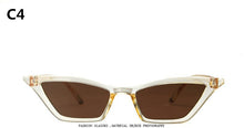 Load image into Gallery viewer, ZXWLYXGX 2023 cat eye sunglasses women brand design retro colorful transparent colorful cateye sun glasses men UV400