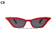 Load image into Gallery viewer, ZXWLYXGX 2023 cat eye sunglasses women brand design retro colorful transparent colorful cateye sun glasses men UV400