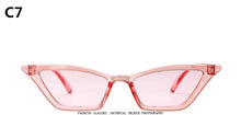 Load image into Gallery viewer, ZXWLYXGX 2023 cat eye sunglasses women brand design retro colorful transparent colorful cateye sun glasses men UV400
