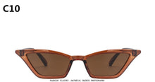 Load image into Gallery viewer, ZXWLYXGX 2023 cat eye sunglasses women brand design retro colorful transparent colorful cateye sun glasses men UV400