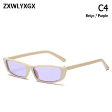 Load image into Gallery viewer, 2022 new fashion style retro classic Cat eye sunglasses women small rectangular sun glasses UV400 Oculos De Sol