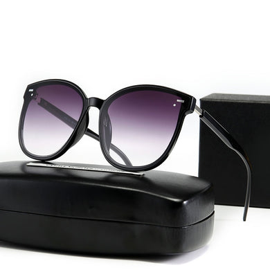 ZXWLYXGX 2023 Classic Rivet Sunglasses Men Women Brand Designer Driving Round Frame Sun Glasses Male Goggle UV400 Gafas De Sol
