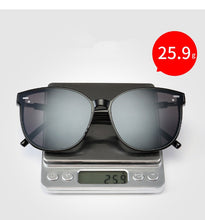 Load image into Gallery viewer, ZXWLYXGX 2023 Classic Rivet Sunglasses Men Women Brand Designer Driving Round Frame Sun Glasses Male Goggle UV400 Gafas De Sol