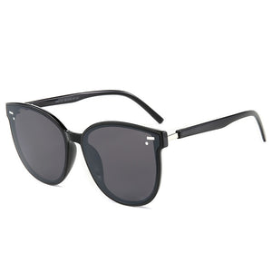 ZXWLYXGX 2023 Classic Rivet Sunglasses Men Women Brand Designer Driving Round Frame Sun Glasses Male Goggle UV400 Gafas De Sol