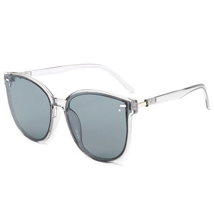 ZXWLYXGX 2023 Classic Rivet Sunglasses Men Women Brand Designer Driving Round Frame Sun Glasses Male Goggle UV400 Gafas De Sol
