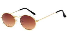 Load image into Gallery viewer, ZXWLYXGX 2023  Retro Small Metal Frame Steampunk Sunglasses Women Men Vintage Oval Sun Glasses Vintage Eyewear oculos