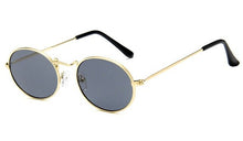 Load image into Gallery viewer, ZXWLYXGX 2023  Retro Small Metal Frame Steampunk Sunglasses Women Men Vintage Oval Sun Glasses Vintage Eyewear oculos
