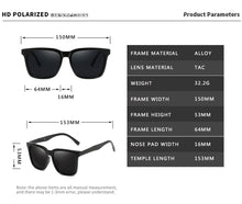 Load image into Gallery viewer, ZXWLYXGX Brand 2023 Sunglasses Men Polarized Square Metal Frame  Sun Glasses Male Fishing Driving Eyewear UV400