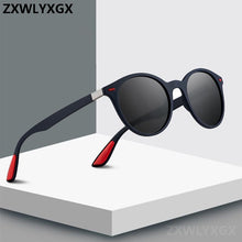 Load image into Gallery viewer, ZXWLYXGX DESIGN Men Women Classic Retro Rivet Polarized Sunglasses TR90 Legs Lighter Design Oval Frame UV400 Protection oculos