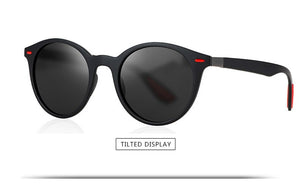 ZXWLYXGX DESIGN Men Women Classic Retro Rivet Polarized Sunglasses TR90 Legs Lighter Design Oval Frame UV400 Protection oculos