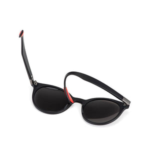 ZXWLYXGX DESIGN Men Women Classic Retro Rivet Polarized Sunglasses TR90 Legs Lighter Design Oval Frame UV400 Protection oculos