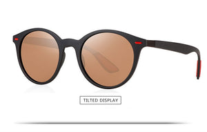 ZXWLYXGX DESIGN Men Women Classic Retro Rivet Polarized Sunglasses TR90 Legs Lighter Design Oval Frame UV400 Protection oculos
