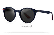 Load image into Gallery viewer, ZXWLYXGX DESIGN Men Women Classic Retro Rivet Polarized Sunglasses TR90 Legs Lighter Design Oval Frame UV400 Protection oculos