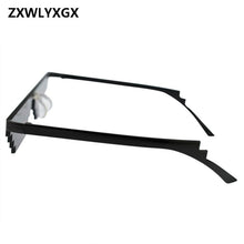 Load image into Gallery viewer, ZXWLYXGX Glasses 8 Bit MLG Pixelated Sunglasses Men Women Brand Thug Life Party Eyeglasses Mosaic Vintage Eyewear