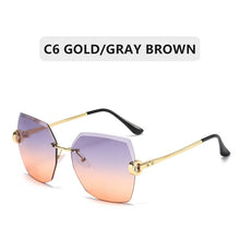Load image into Gallery viewer, Luxury Brand Sunglasses Women Fashion Black Retro Sun Glasses Vintage Lady Summer Style Sunglasses Female Famous UV400