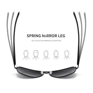 ZXWLYXGX  Men Vintage Aluminum Polarized Sunglasses Classic Brand Sun glasses Coating Lens Driving Eyewear For Men/Women
