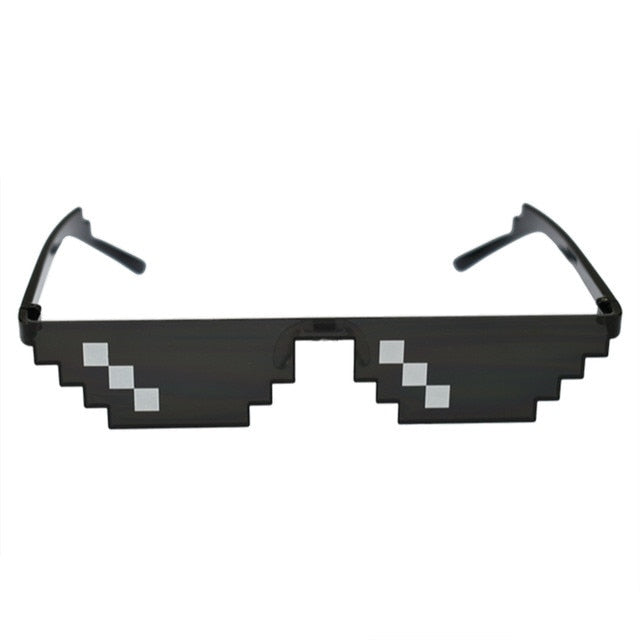 ZXWLYXGX Popular Mosaic Glasses 8 Bit MLG Pixelated