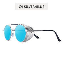 Load image into Gallery viewer, ZXWLYXGX Retro Round Metal Steampunk Sunglasses Men Women Brand Designer Sun Glasses Oculos De Sol Shades UV Protection
