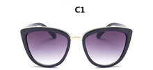 Load image into Gallery viewer, Sexy Cat eye Sunglasses Women Luxury Brand Designer Vintage Gradient Glasses Retro Sun glasses Female Fashion Eyewear