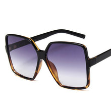 Load image into Gallery viewer, ZXWLYXGX de las mujeres de la moda de gran tamaño gafas de sol de plástico marca de diseñador mujeres gafas de sol Uv400