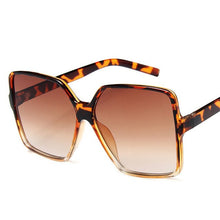 Load image into Gallery viewer, ZXWLYXGX de las mujeres de la moda de gran tamaño gafas de sol de plástico marca de diseñador mujeres gafas de sol Uv400