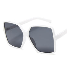 Load image into Gallery viewer, ZXWLYXGX de las mujeres de la moda de gran tamaño gafas de sol de plástico marca de diseñador mujeres gafas de sol Uv400