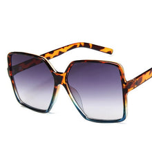 Load image into Gallery viewer, ZXWLYXGX de las mujeres de la moda de gran tamaño gafas de sol de plástico marca de diseñador mujeres gafas de sol Uv400