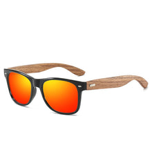 Load image into Gallery viewer, Zebra Wood Sun Glasses for Men Women Polarized Handmade Bamboo Frame Leg Sungalss Designer Driving Anti-UV Glasses Oculos De Sol