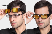 Load image into Gallery viewer, Zeontaat Night Vision Driver Goggles Yellow Lens Sun Glasses Car Driving Glasses UV Protection Polarized Sunglasses Eyewear