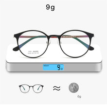 Carica l&#39;immagine nel visualizzatore di Gallery, Zerosun Montature per occhiali da donna Occhiali ultraleggeri Occhiali da uomo ULTEM per occhiali da donna ovali da donna Nerd per ottica 