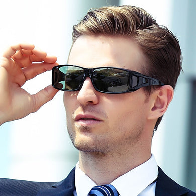 Zerosun Fit Over Frame Polarized Sunglasses Men Women Driving Sun Glasses for Man Polarizing Lens for Myopia Driver Windproof