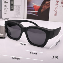 Load image into Gallery viewer, Zerosun Fit Over Frame Polarized Sunglasses Men Women Driving Sun Glasses for Man Polarizing Lens for Myopia Driver Windproof