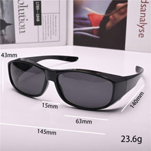 Load image into Gallery viewer, Zerosun Fit Over Frame Polarized Sunglasses Men Women Driving Sun Glasses for Man Polarizing Lens for Myopia Driver Windproof
