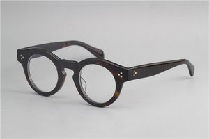 Zerosun Occhiali da vista ovali Montatura da uomo Occhiali neri Occhiali da lettura da uomo Occhiali piccoli 43mm Tartaruga Nerd Acetato