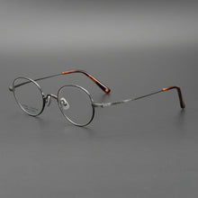 Load image into Gallery viewer, Zerosun Titanium Eyeglasses Men Small Round Glasses Frame Man Vintage Lennon Spectacle Myopia Anti Blue Photochromic Progressive