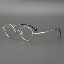 Load image into Gallery viewer, Zerosun Titanium Eyeglasses Men Small Round Glasses Frame Man Vintage Lennon Spectacle Myopia Anti Blue Photochromic Progressive