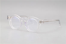 Carica l'immagine nel visualizzatore di Gallery, Zerosun Occhiali rotondi vintage Telaio da uomo Occhiali rotondi retrò Piccoli 43mm Tartaruga Nerd Designer di marca Occhiali neri Acetato 